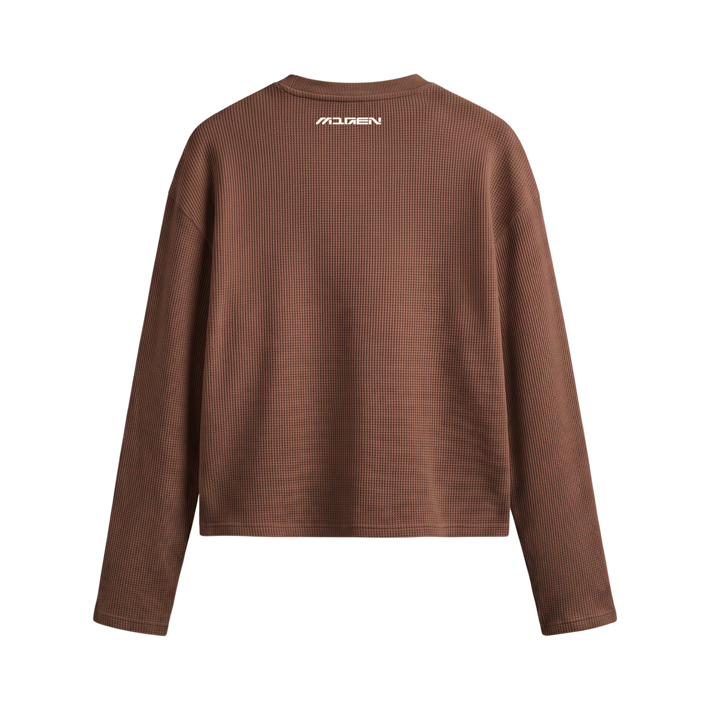 Myugen Axis Waffle Long Sleeve Brown