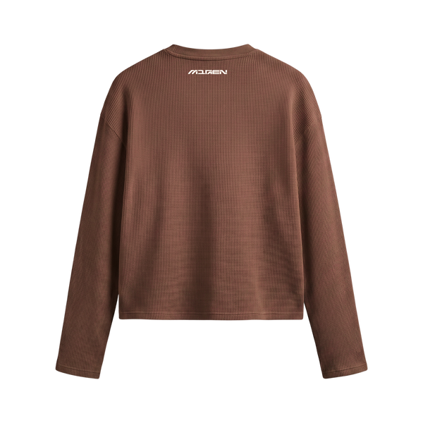 Myugen Axis Waffle Long Sleeve Brown