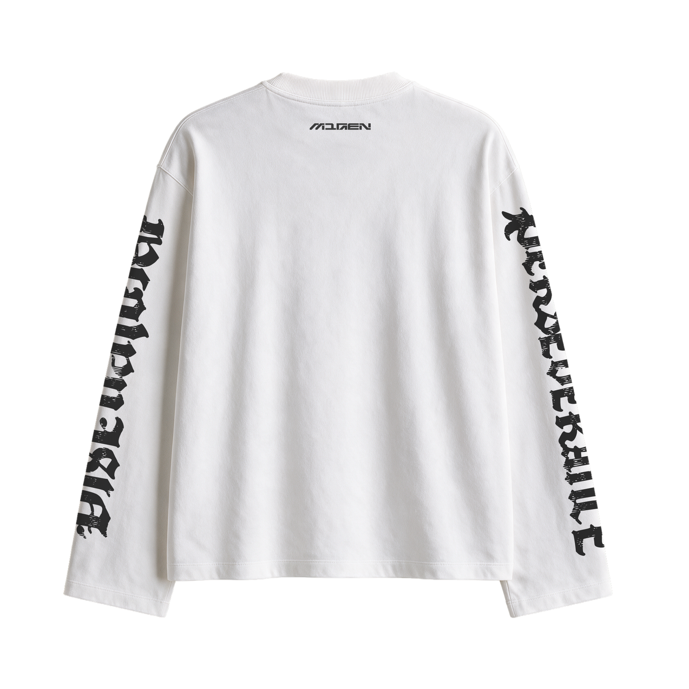 Myugen Beileve Oversized Full Sleeve T-Shirt White