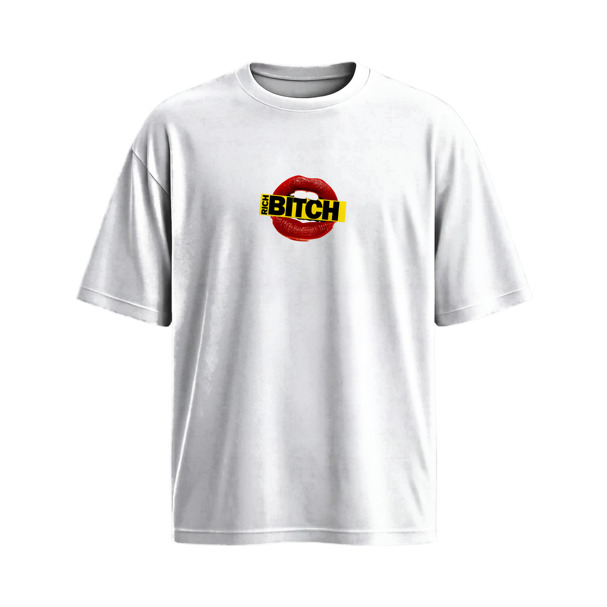 Myugen Bitch Rich Oversized T-Shirt White