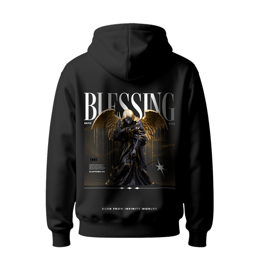 Myugen Blessing Oversized Hoodie Black