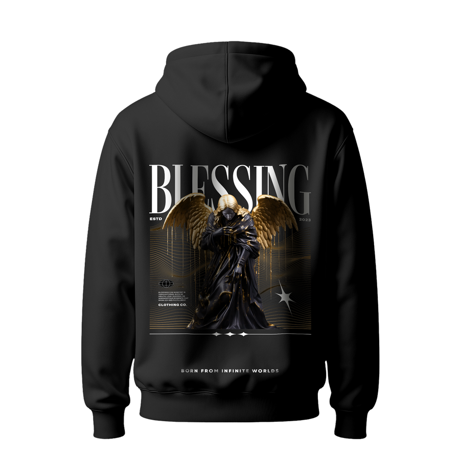 Myugen Blessing Oversized Hoodie Black