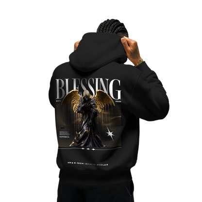 Myugen Blessing Oversized Hoodie Black
