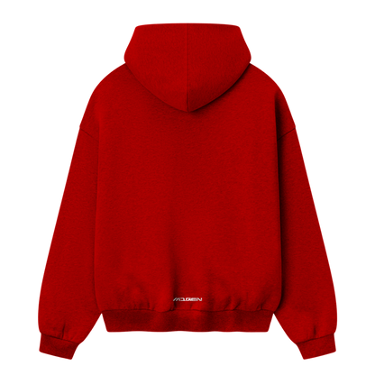 Myugen Caffeine Oversized Hoodie Red