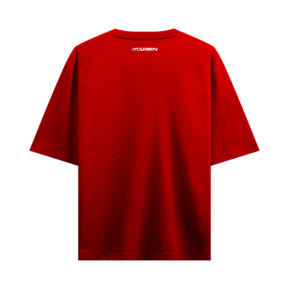 Myugen Caffeine Oversized T-Shirt Red