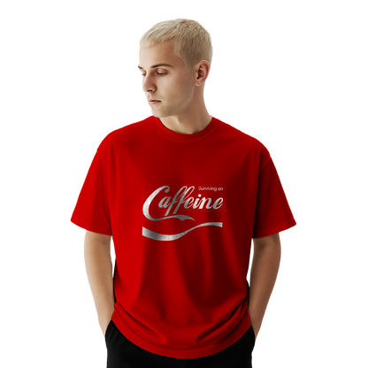 Myugen Caffeine Oversized T-Shirt Red