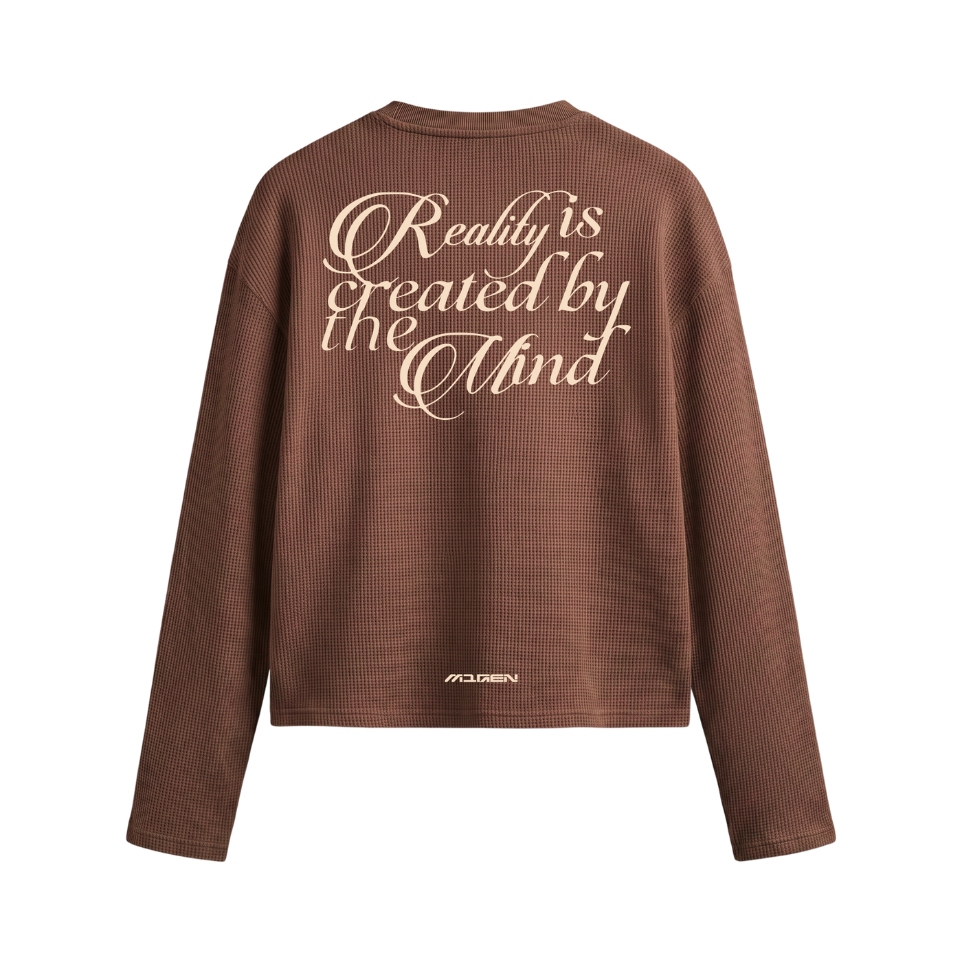 Myugen Construct Waffle Long Sleeve Brown