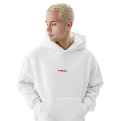 Myugen Cultural Angels Oversized Hoodie White