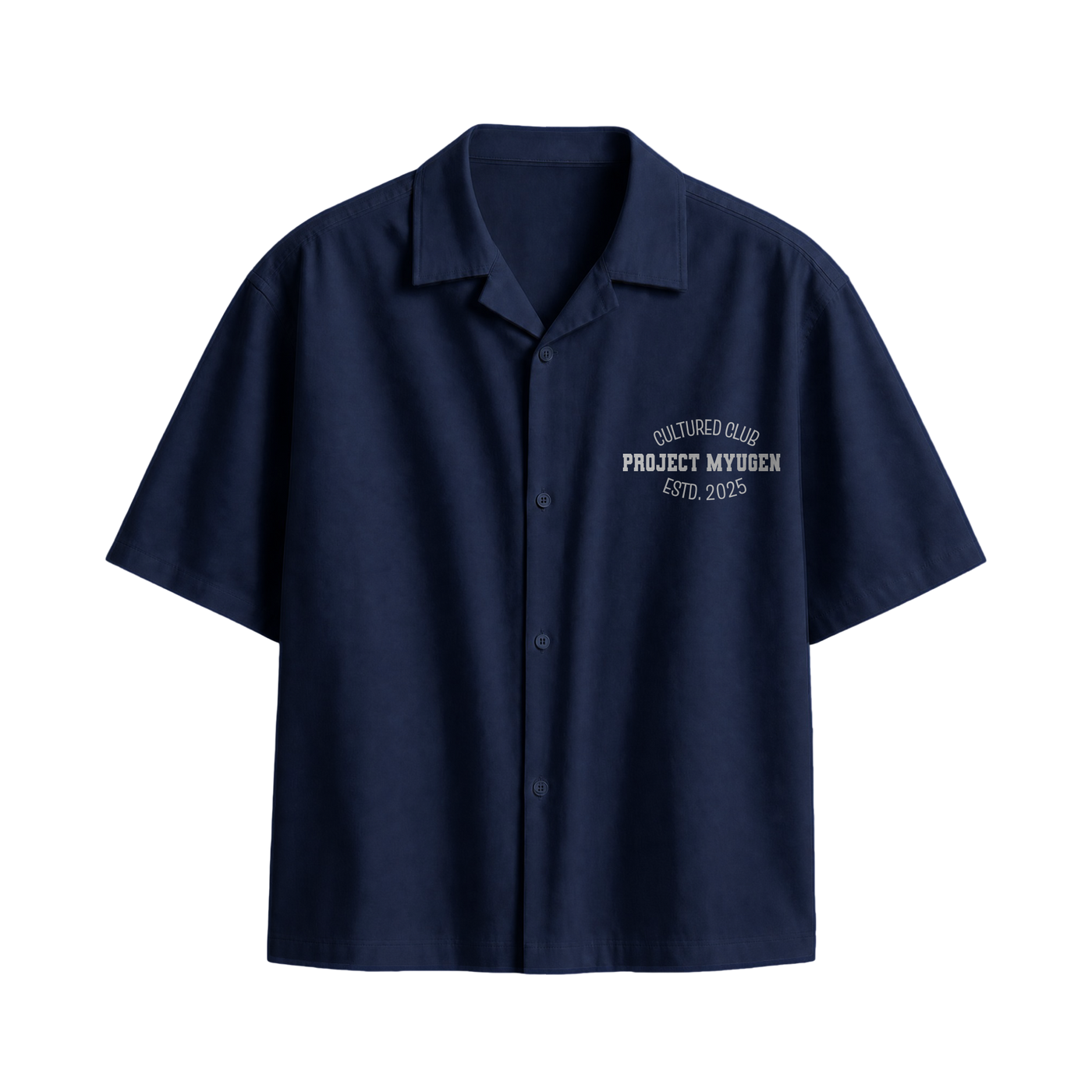 Myugen Cultured Club -90 Bowling Shirt Navy Blue