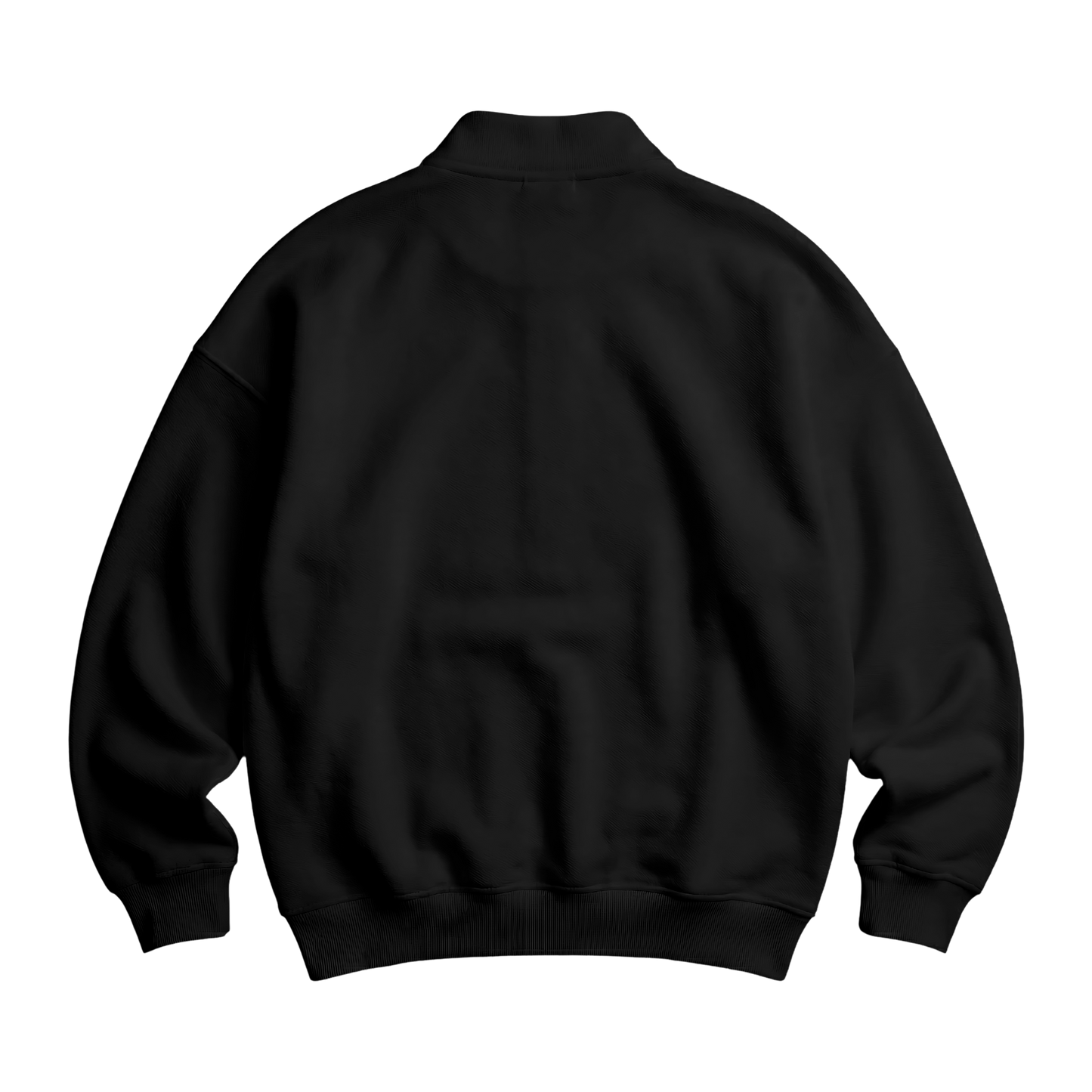 Myugen Cultured Club Black Quarter-Zip Sweatshirt Timeless Winterwear Exclusive