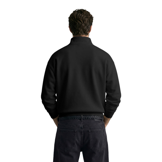Myugen Cultured Club Black Quarter-Zip Sweatshirt