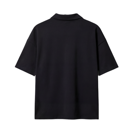 Myugen Cultured Club Black Quarter-Zip Tee Timeless Streetwear Exclusive