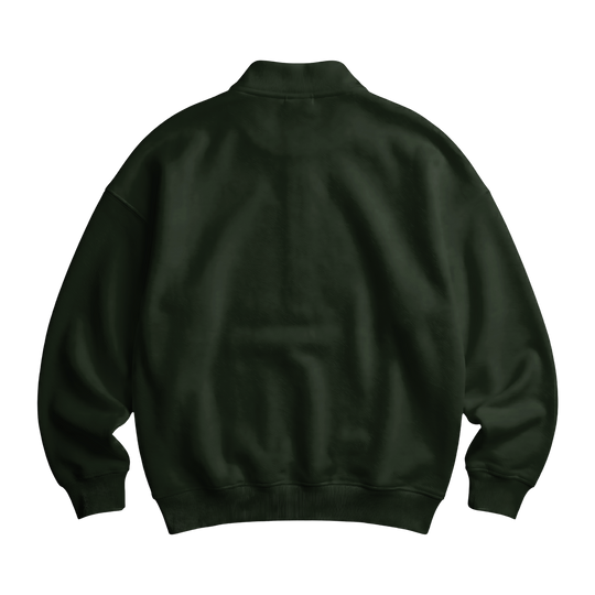 Myugen Cultured Club Olive Quarter-Zip Sweatshirt