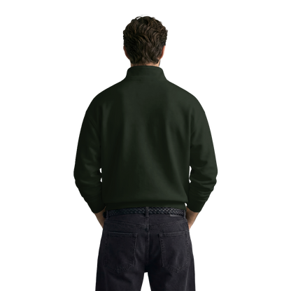 Myugen Cultured Club Olive Quarter-Zip Sweatshirt Timeless Winterwear Exclusive