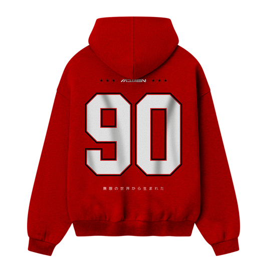 Myugen Cultured Club Oversized Hoodie Red