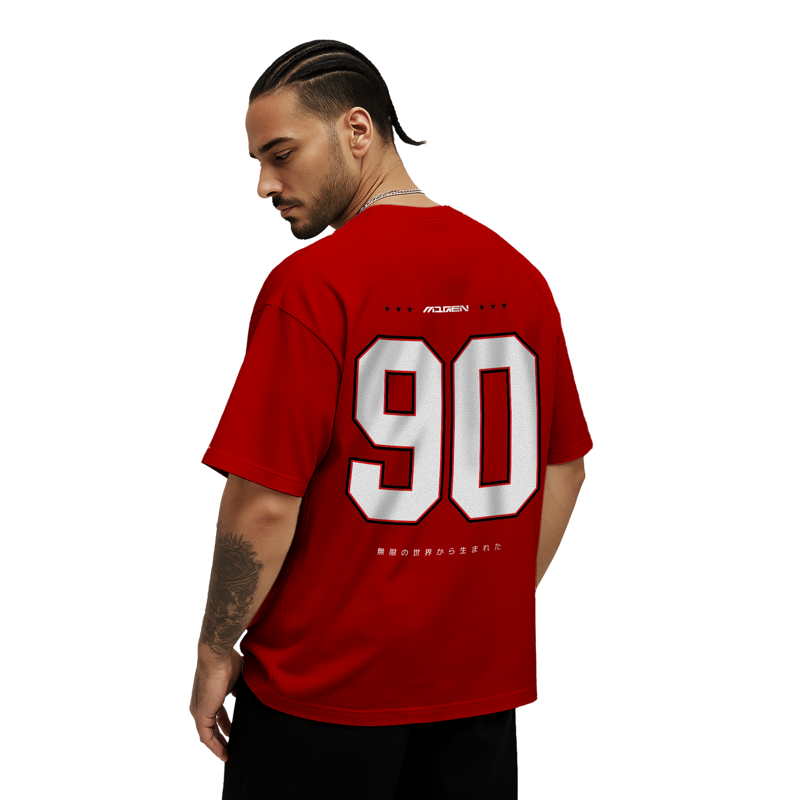 Myugen Cultured Club Oversized T-Shirt Red