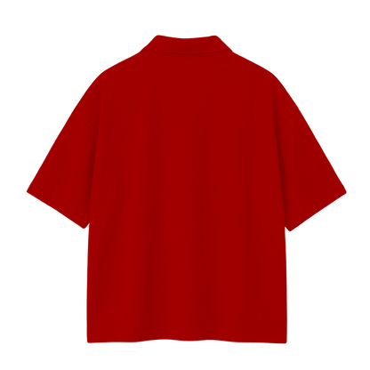 Myugen Cultured Club Red Quarter-Zip Tee Timeless Streetwear Exclusive