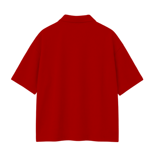 Myugen Cultured Club Red Quarter-Zip Tee Timeless Streetwear Exclusive