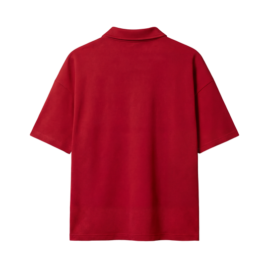 Myugen Cultured Club Red Quarter-Zip Tee Timeless Streetwear Exclusive