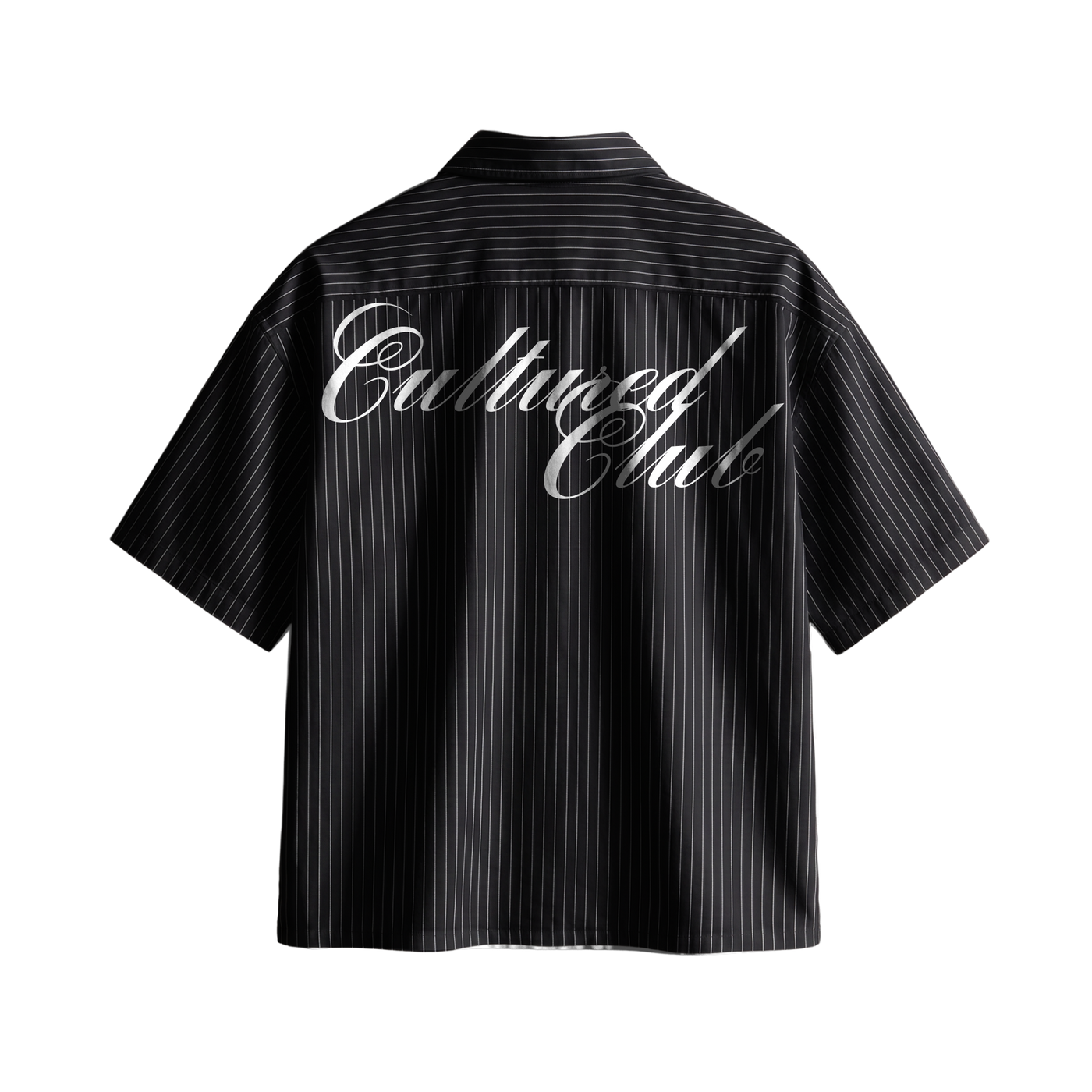Myugen Cultured Club Striped Boxy Shirt Black