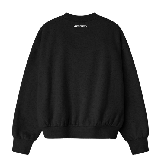Myugen Cultured Club Tiger Oversized Sweatshirt Black