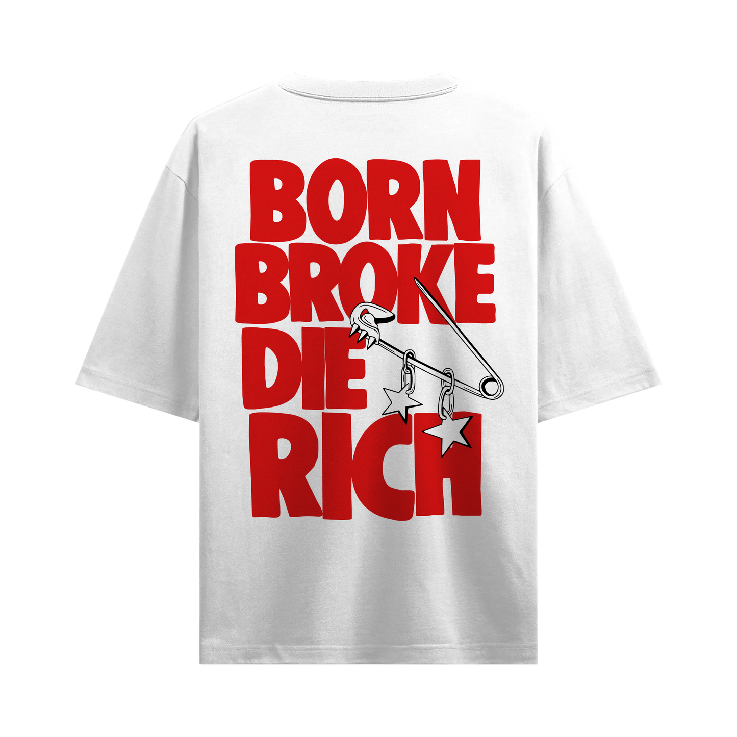 Myugen Die Rich Statement Oversized T-Shirt White