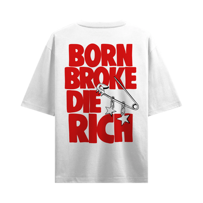 Myugen Die Rich Statement Oversized T-Shirt White