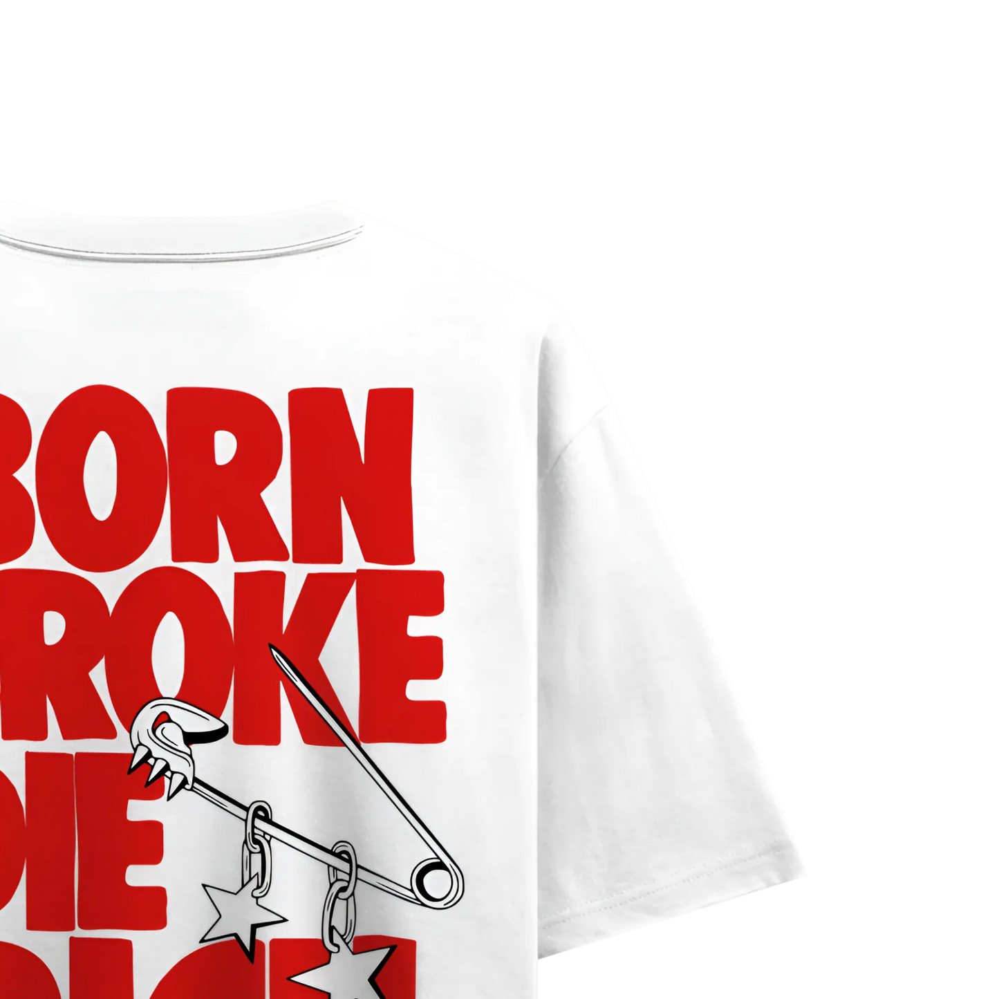 Myugen Die Rich Statement Oversized T-Shirt White