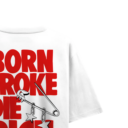 Myugen Die Rich Statement Oversized T-Shirt White