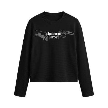 Myugen Duality Waffle Long Sleeve Black