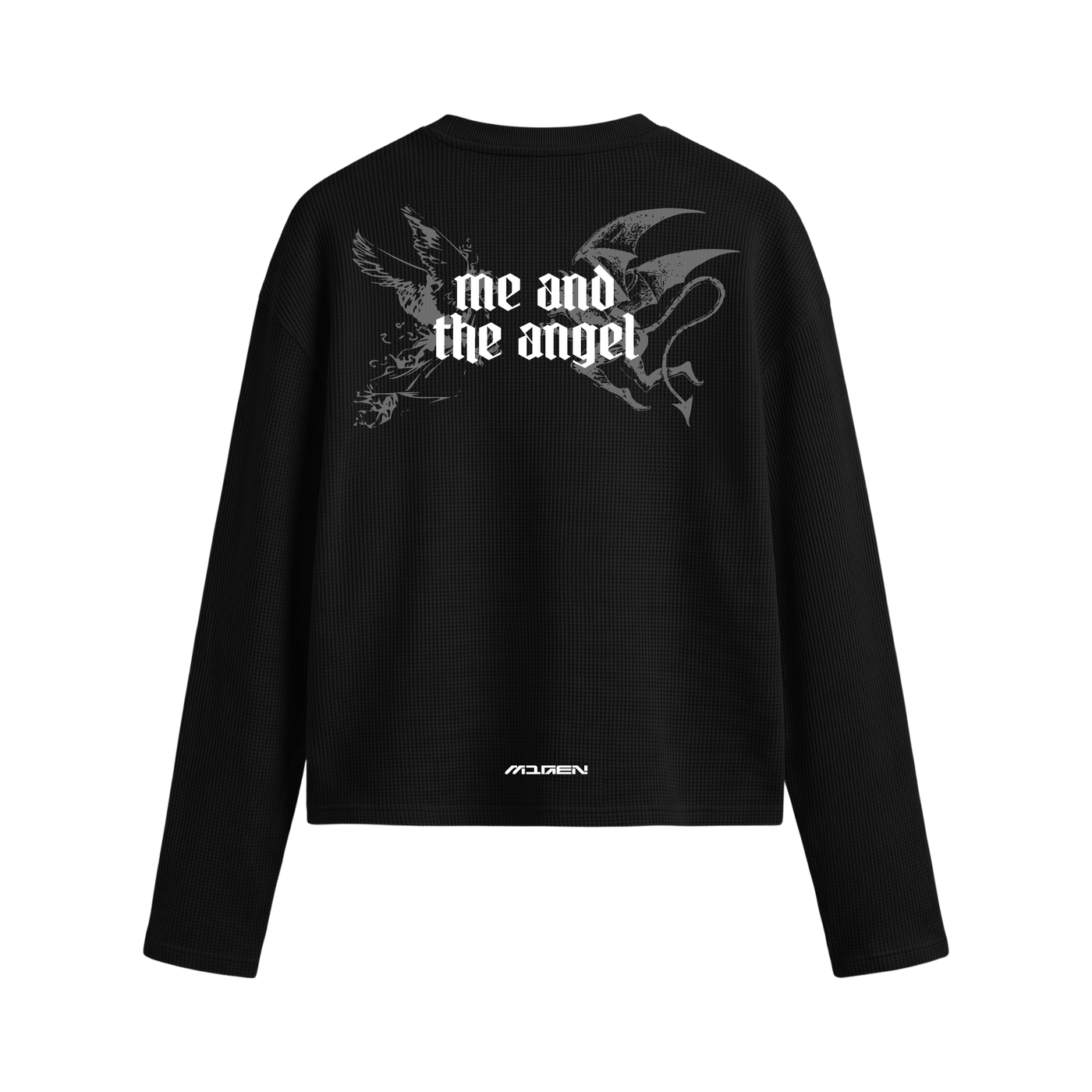 Myugen Duality Waffle Long Sleeve Black