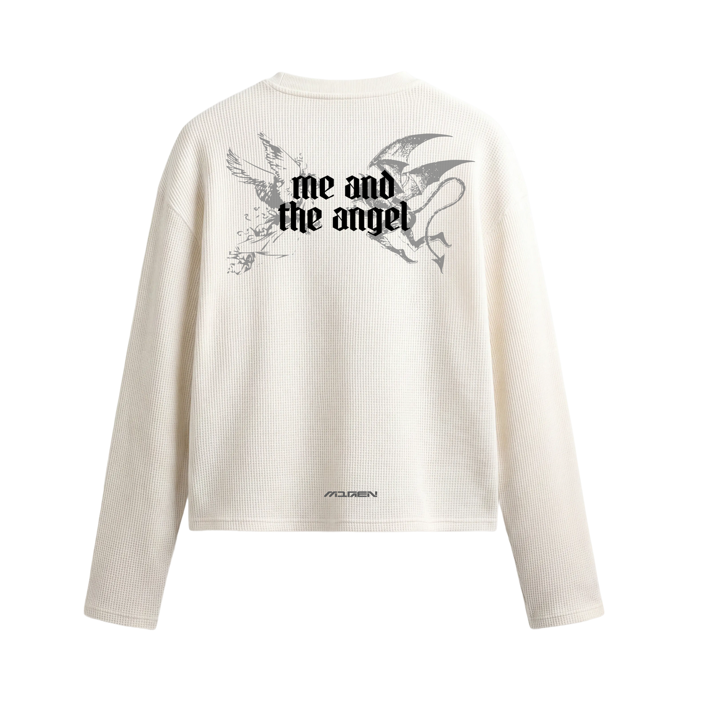 Myugen Duality Waffle Long Sleeve Off White
