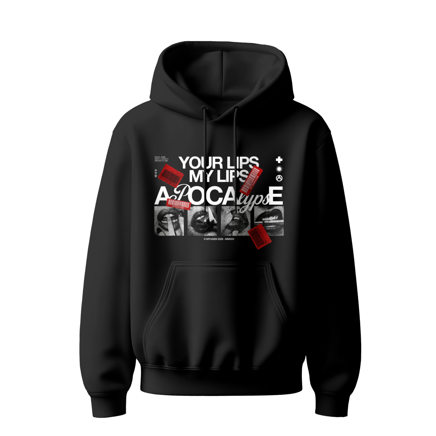 Myugen Apocalypse Oversized Hoodie Black