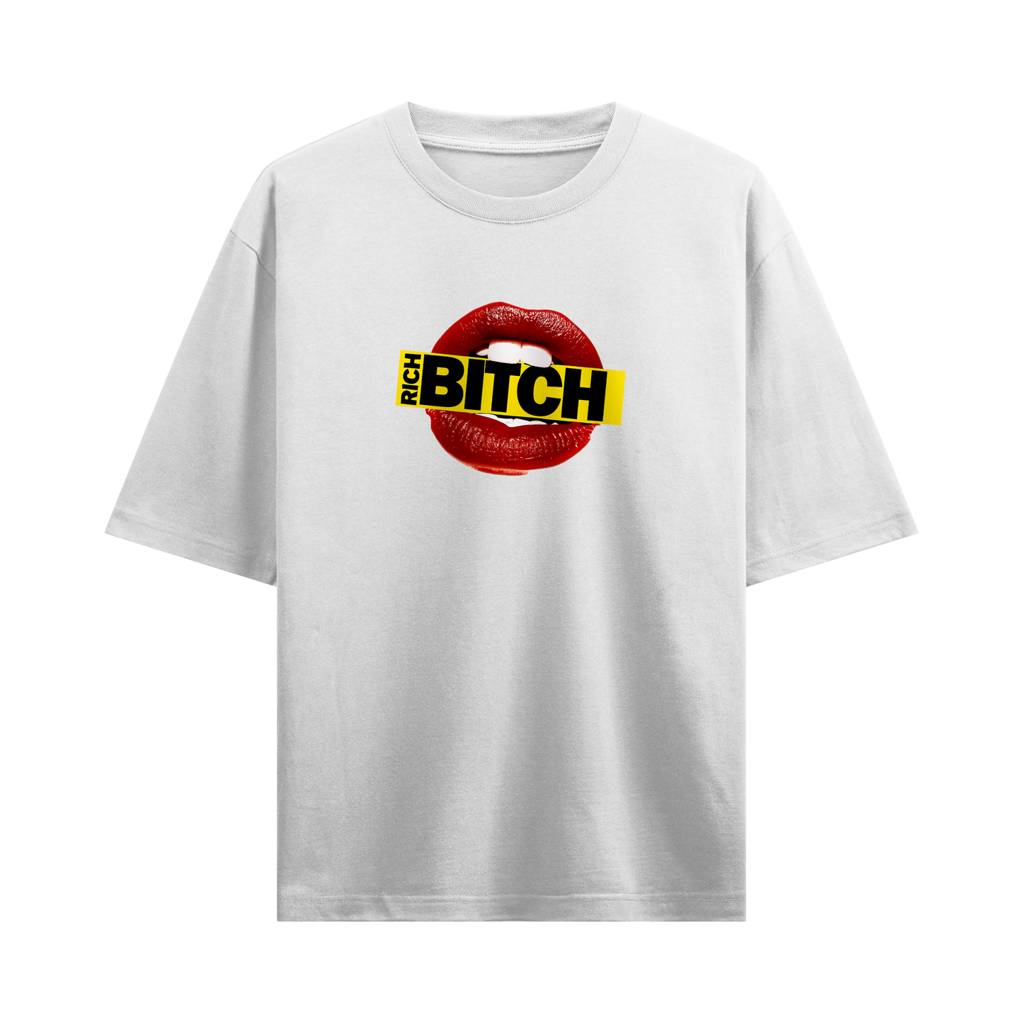 Myugen Bitch Rich Oversized T-Shirt White