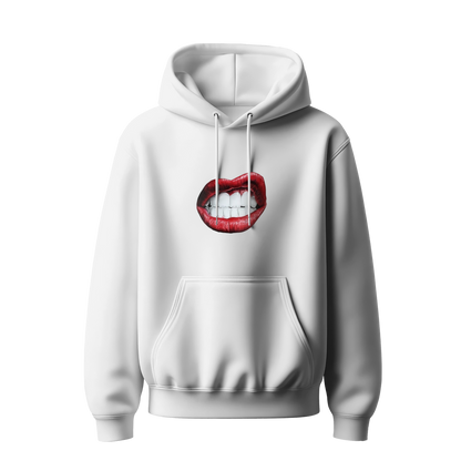 Myugen Bite Oversized Hoodie White