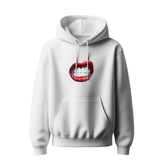 Myugen Bite Oversized Hoodie White