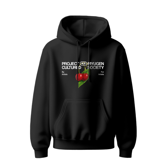 Myugen Cultured Society Oversized Hoodie Black