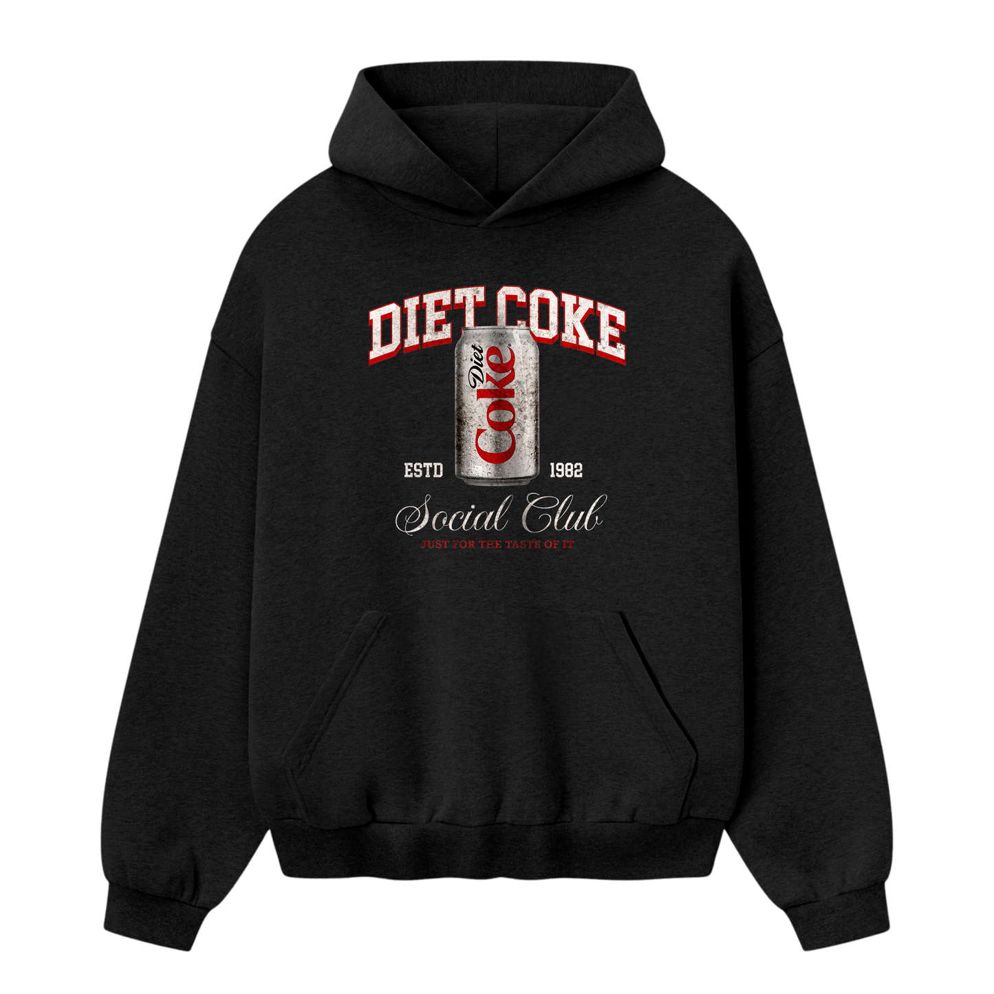 Myugen Diet Coke Oversized Hoodie Black