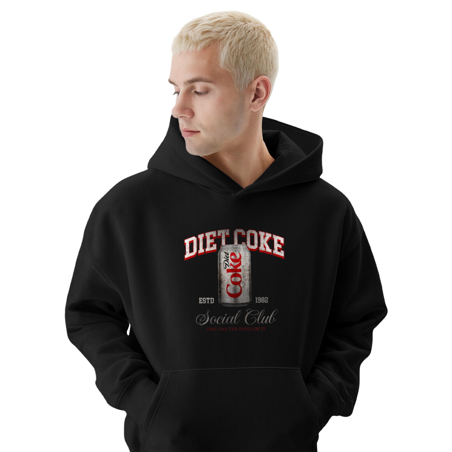 Myugen Diet Coke Oversized Hoodie Black