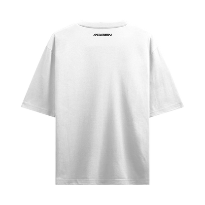 Myugen Sensitive Content Oversized T-Shirt White