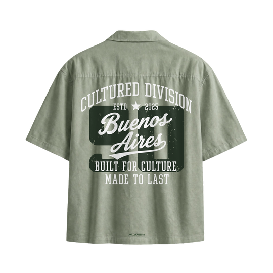 Myugen Cultured Division Bowling Shirt Sage