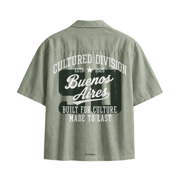 Myugen Cultured Division Bowling Shirt Sage