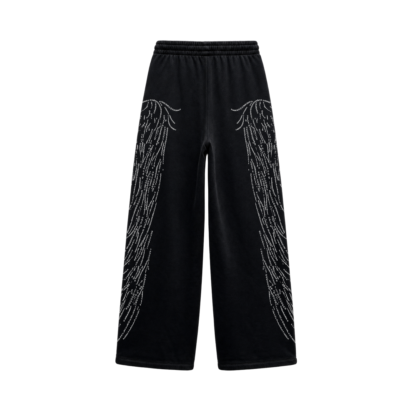 Myugen Fallen Angel Baggy Sweatpants Black