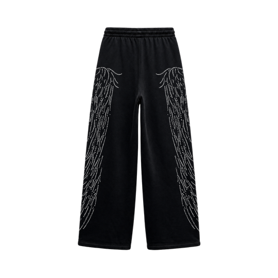Myugen Fallen Angel Baggy Sweatpants Black