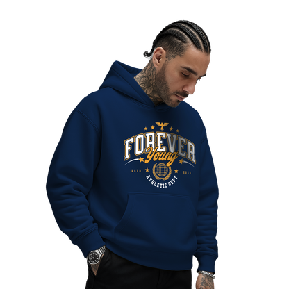 Myugen Forever Young Oversized Hoodie Navy