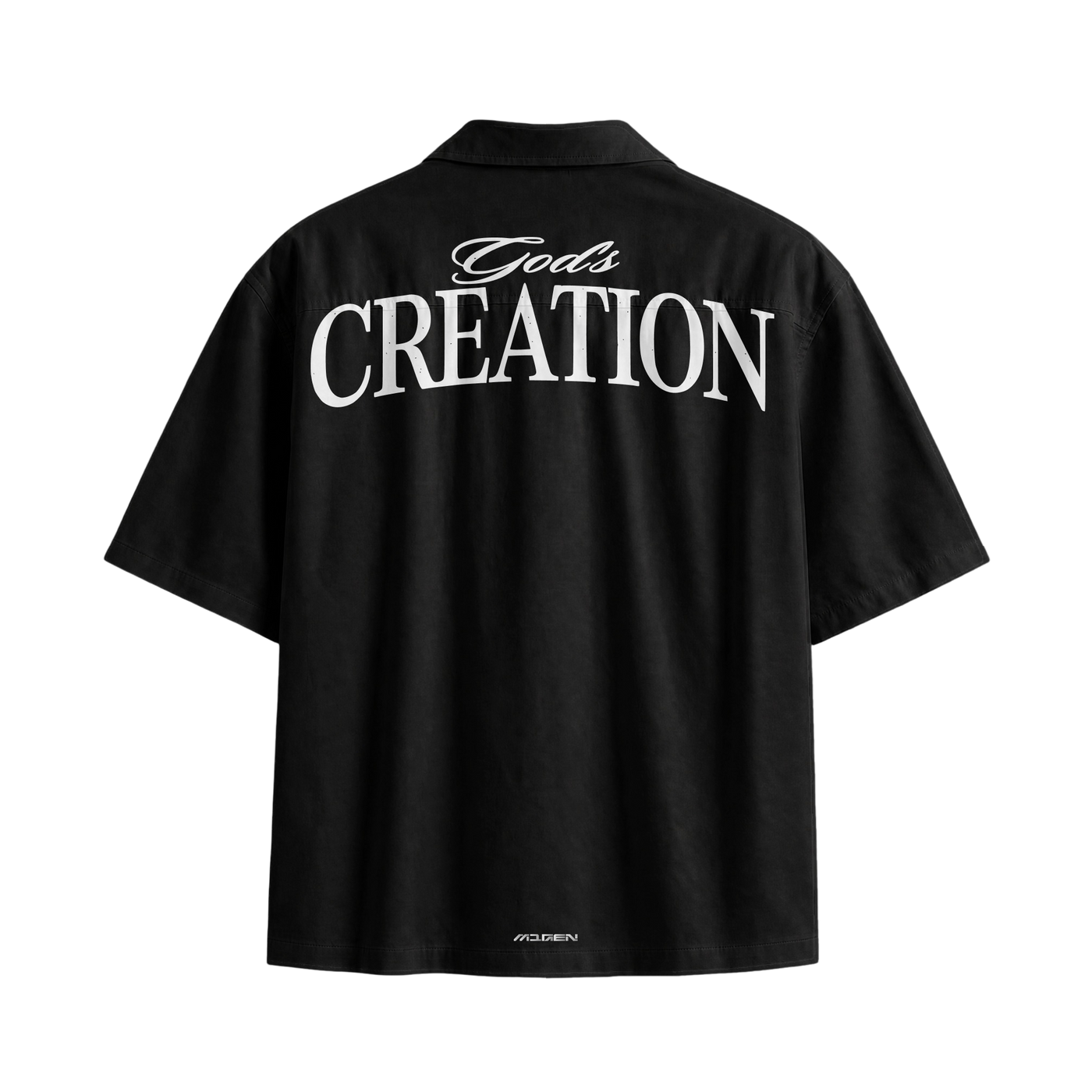 Myugen God's Creation Bowling Shirt Black