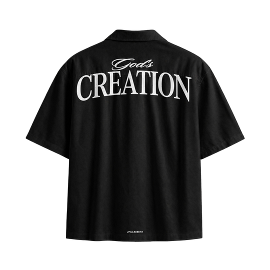 Myugen God's Creation Bowling Shirt Black