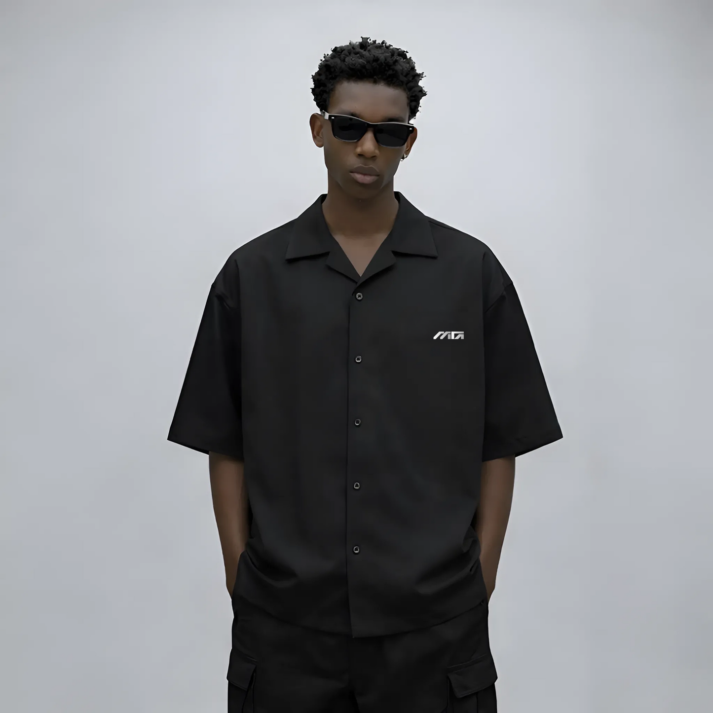 Myugen God_s Creation Bowling Shirt Black