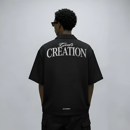 Myugen God_s Creation Bowling Shirt Black