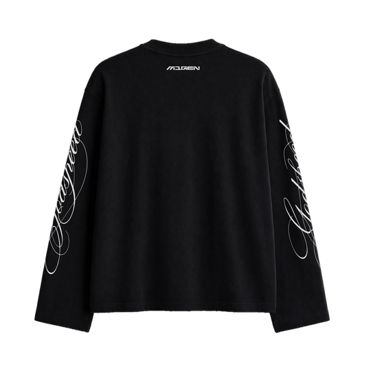 Myugen Godspeed Oversized Full Sleeve T-shirt Black
